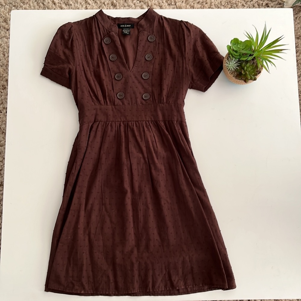 Sam & Max Brown Dot Dress!